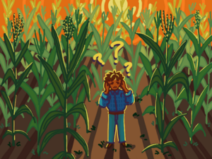 Our humor columnist experiences fall magic on a girls’ day trip. From being pepper sprayed to getting lost in a corn maze, it was an adventure to remember.
