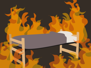 From second-degree burns to strange leaking liquids, college apartments are never perfect. Humor Columnist Sarah Wells shares her apartment troubles.